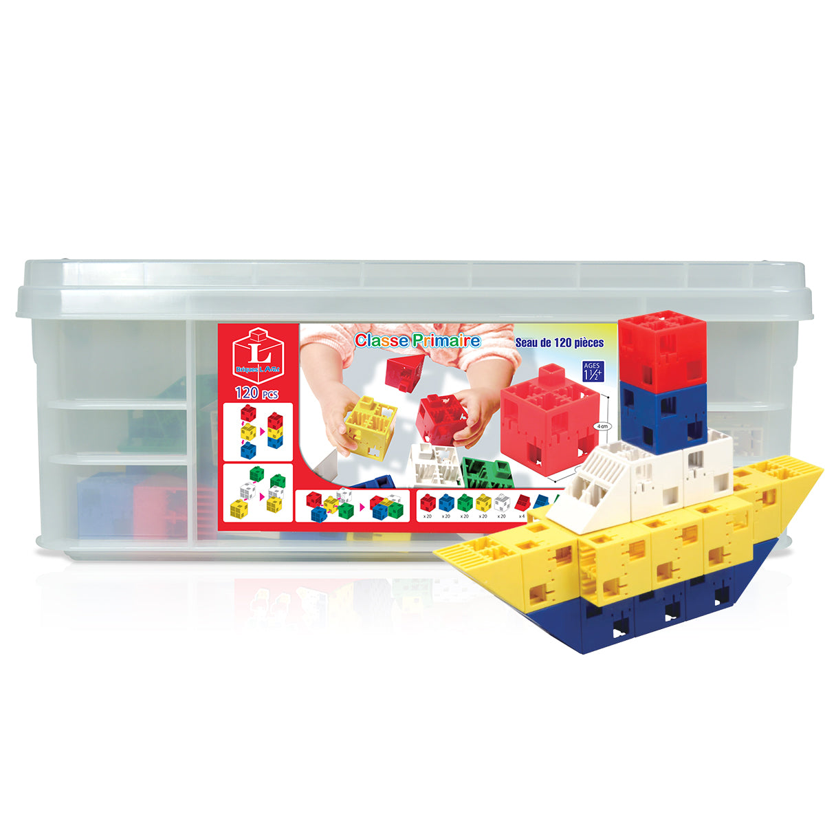 Classe primaire - seau de 120 pièces