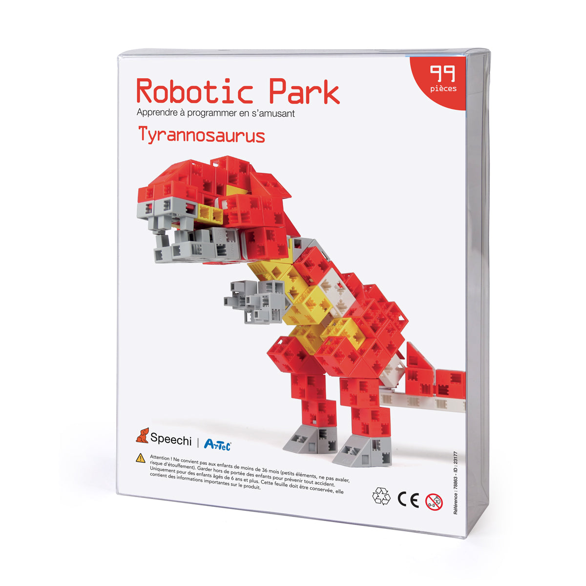 Robot dinosaure Tyrannosaurus pour cursus vacances Robotic Park